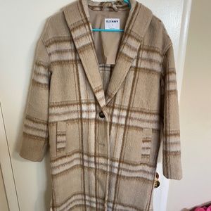 Old Navy plaid coat